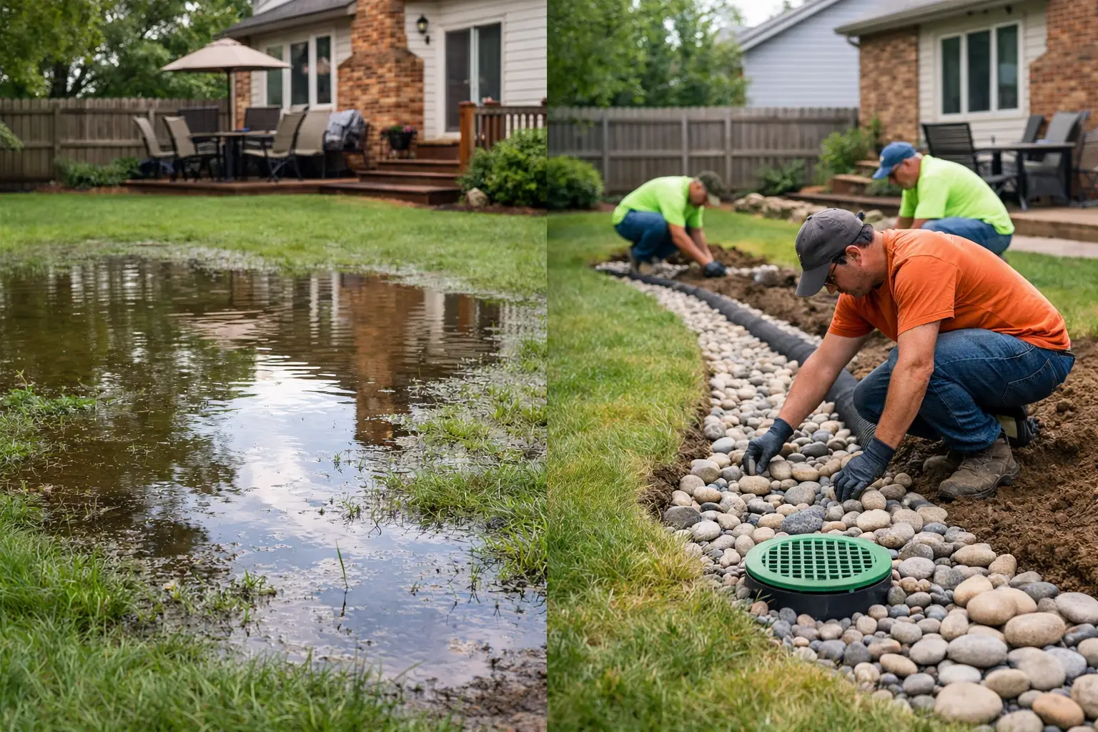 Standing Water in Yard Solutions That Work