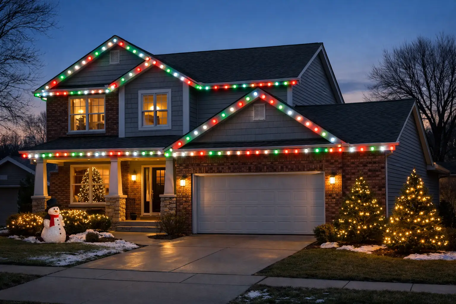 Trimlight Permanent Holiday Lights for Illinois Homes