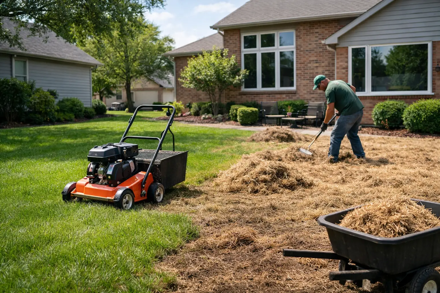 When to Dethatch Illinois Lawn at the Right Time