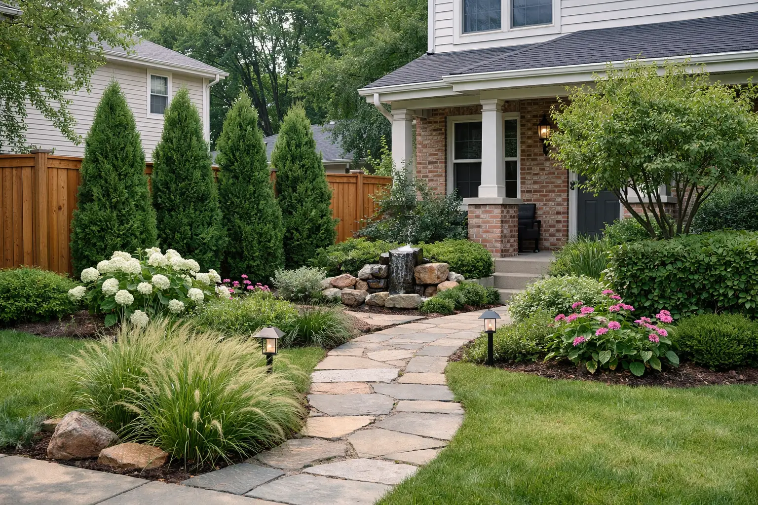 Front Yard Privacy Landscaping for Chicago Homes