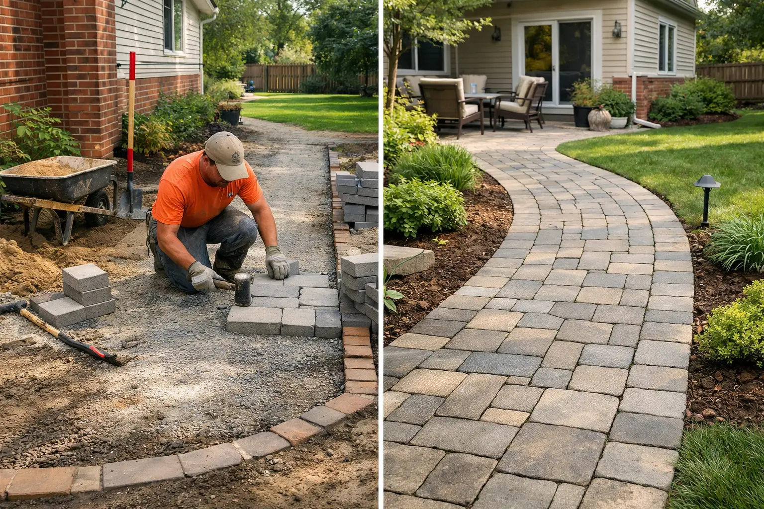 How to Plan a Patio Walkway for Illinois Homes