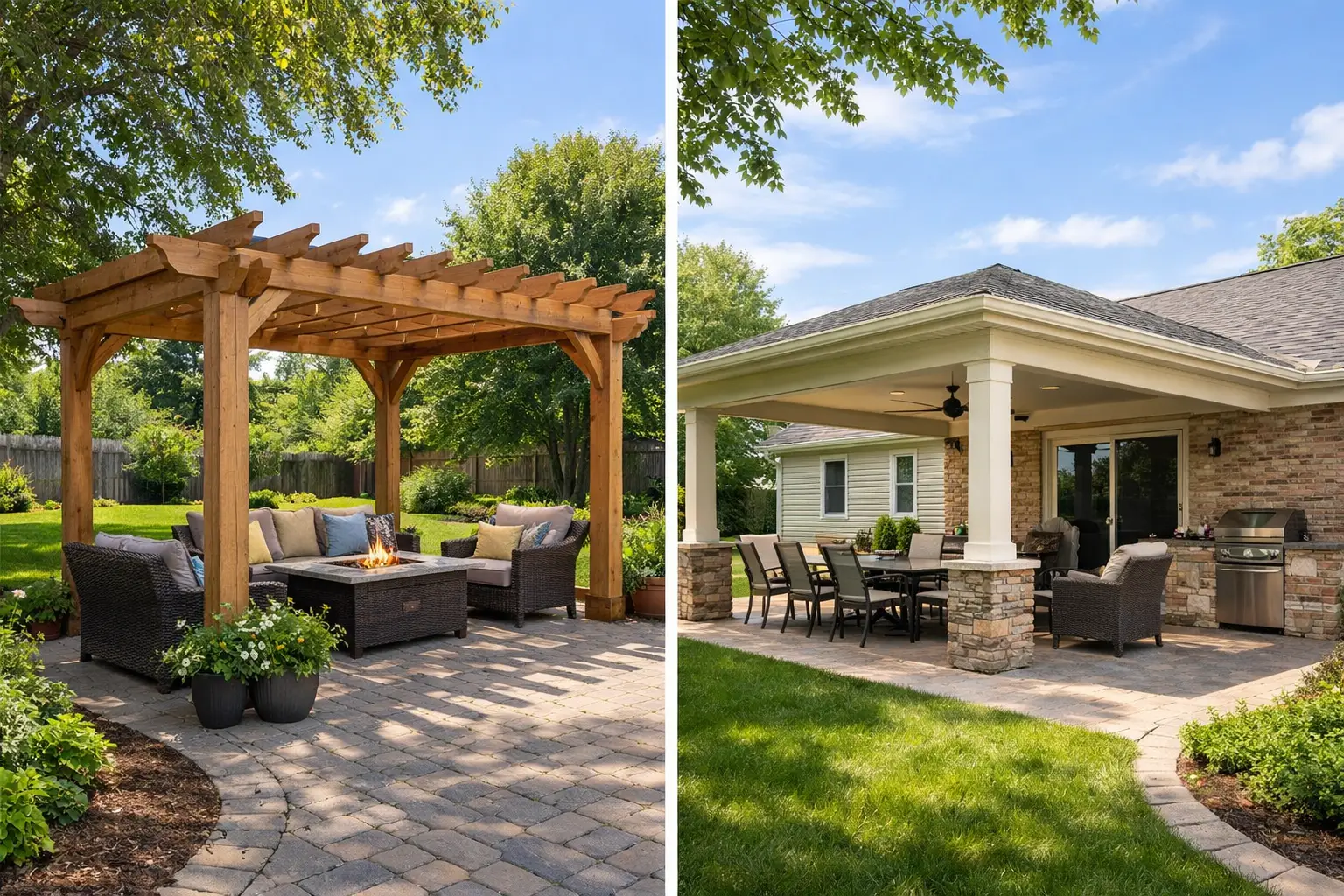 Pergola vs Covered Patio: Which Fits Your Yard?