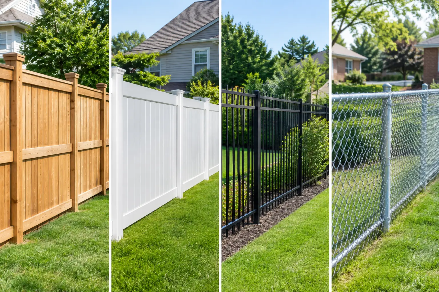 Fence Material Comparison for Chicago Suburbs