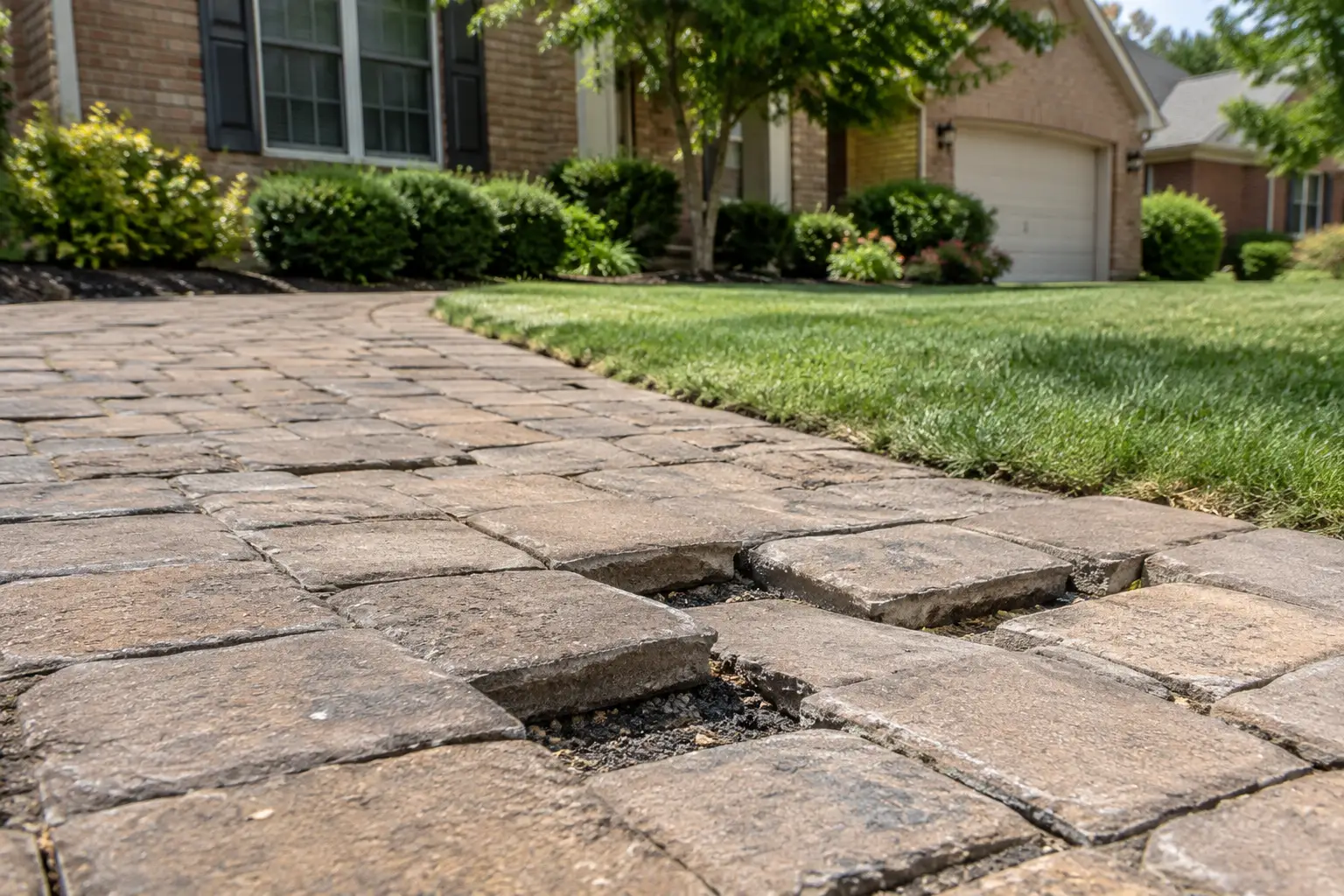 Common Paver Sinking Causes in Illinois Yards