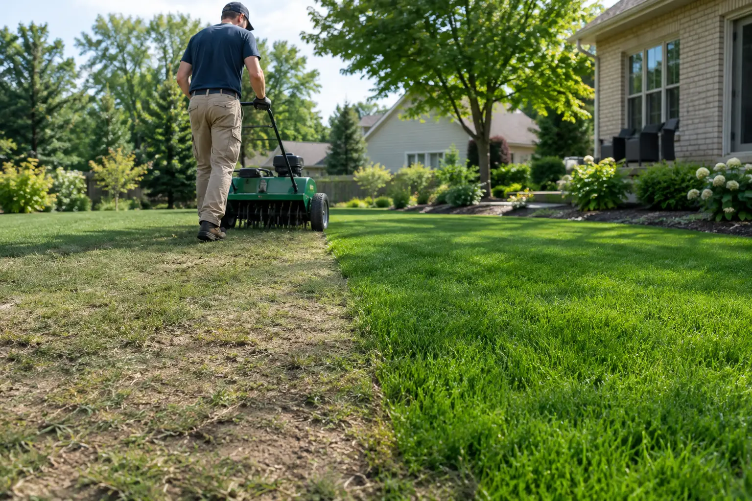 How to Revive a Compacted Lawn in Illinois