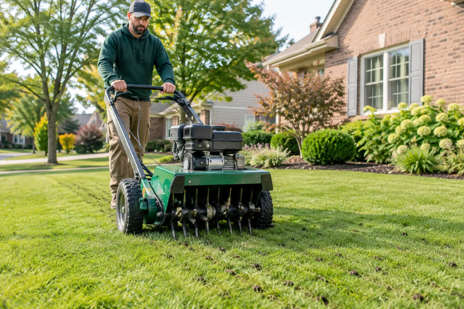 Lawn Aeration Benefits for Chicago Suburbs